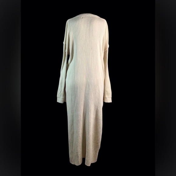 Free People Beach Cream Hailee Sweater Dress, L, EUC - Picture 5 of 8
